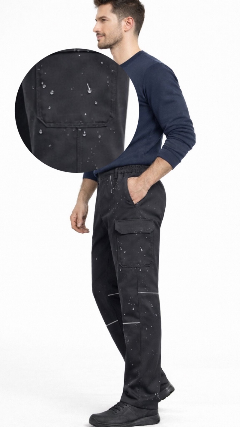 BİYELİ GRİ SOFT PANTOLON