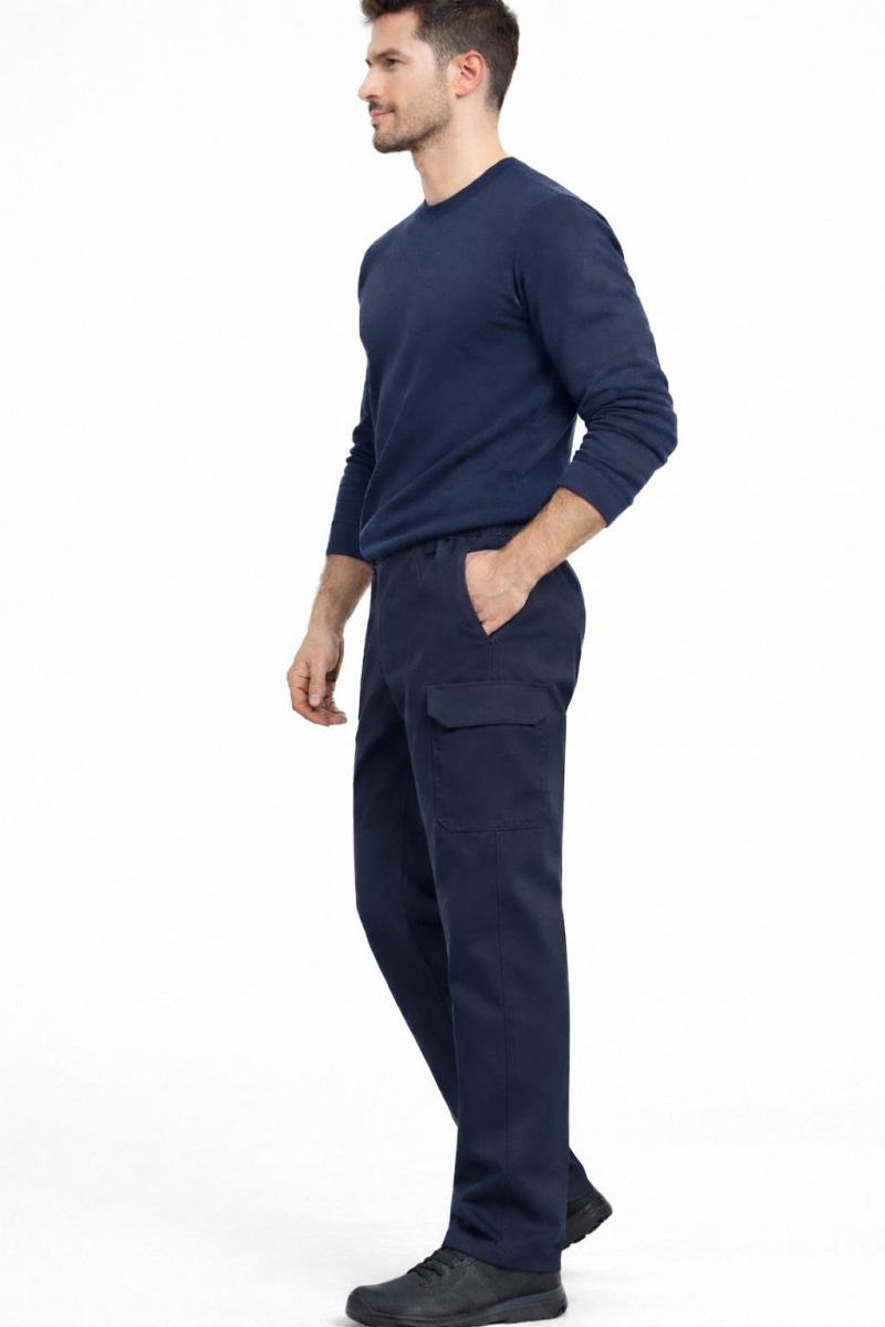 DÜZ LACİVERT SOFT PANTOLON