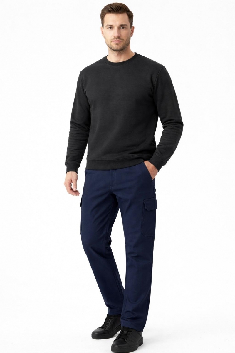 DÜZ LACİVERT SOFT PANTOLON