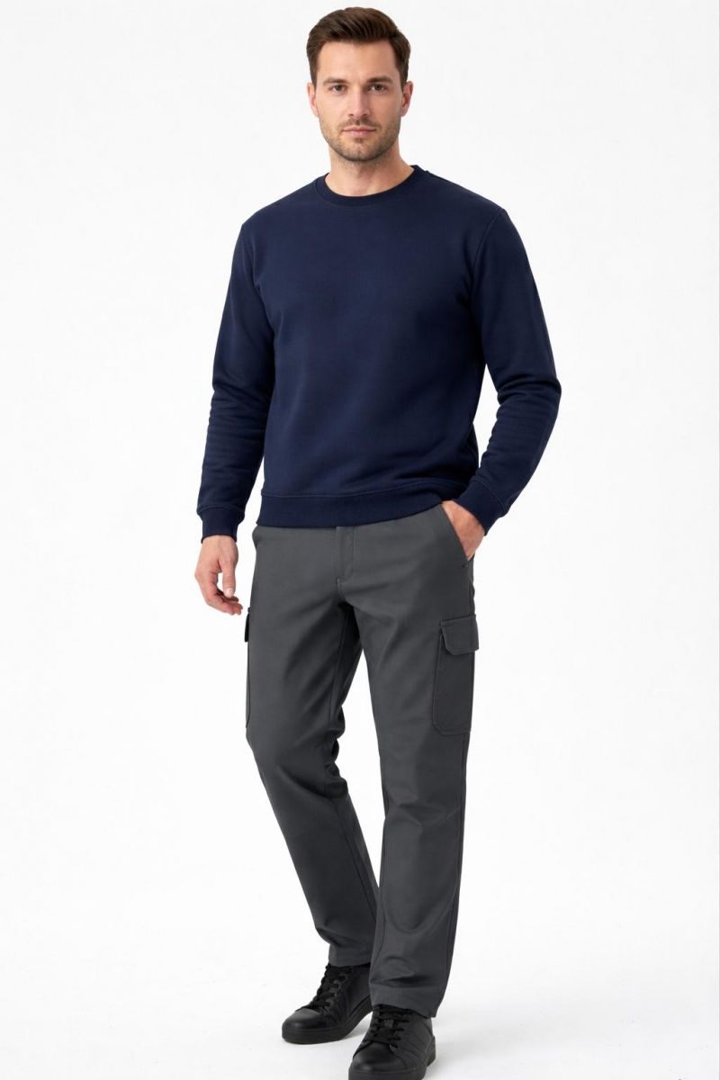 DÜZ GRİ SOFT PANTOLON